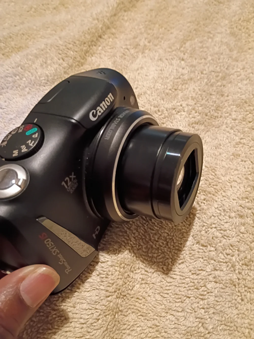 Canon PowerShot SX150 IS 14.1MP Digital Camera (Black) GUC Tested Works